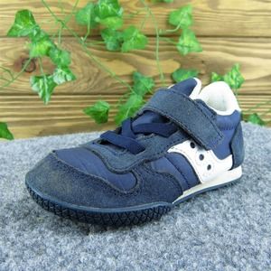 Saucony Boys Sneaker Shoes Blue Leather Hook & Loop Size‎ T 7 Medium